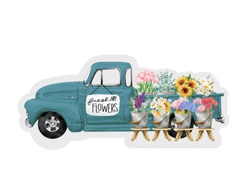 Pegatina de floristería, pegatinas de flores transparentes, pegatinas de flores pequeñas, pegatinas de ramo de flores, pegatinas de flores transparentes, pegatinas de flores de vinilo