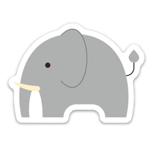 elephant stickers, elephant gifts for Mom, advent calendar fillers for kids, cute stocking stuffers for tweens, Christmas gifts for students