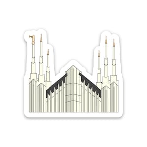 Pegatinas del templo de Las Vegas lds, regalos lds para mujeres, pegatinas con tema juvenil 2025, pegatina de la iglesia de Jesucristo, pegatinas del templo lds