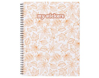 Reusable sticker book, sticker collector book, sticker keeper book, sticker release notebook, sticker binder, Sticker album