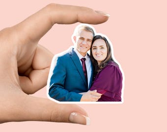 Benutzerdefinierte Aufkleber Paar Porträt, benutzerdefinierte Paar Aufkleber, personalisiertes Paargeschenk, personalisierter Aufkleber, Valentinstag Aufkleber