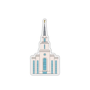 Layton Temple, temple stickers, lds gifts for missionaries, lds temple stickers, lds baptism gift boy, youth theme sticker