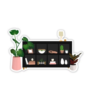Sticker kamerplant, sticker potplant, sticker plant moeder, sticker plant minnaar, sticker monstera, sticker plant papa