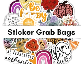 Mystery Sticker grab bag, vinyl sticker pack, sticker grab bag, vinyl sticker bundles, grab bag stickers, random sticker pack