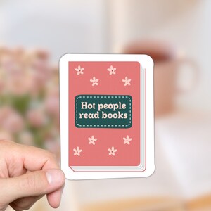 Reading stickers, Aesthetic stickers, Book lovers, Bookish gifts, bookish stickers, kindle stickers, kindle accessories, bookish merch