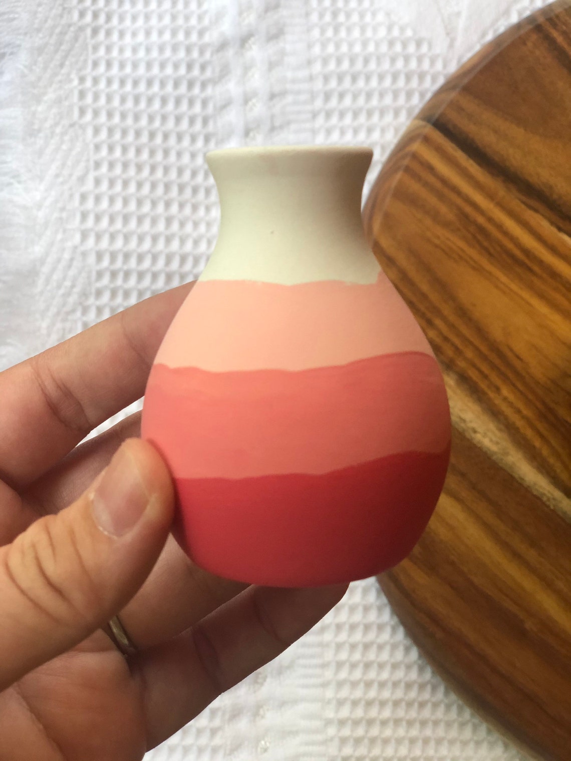 Pink Ombre Vases Etsy
