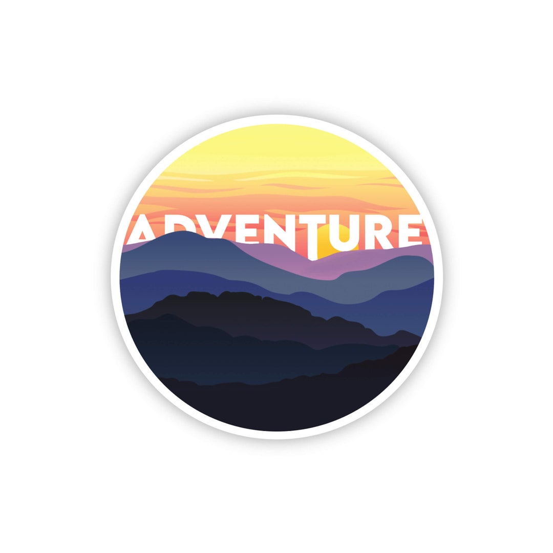 Adventure Wanderlust Sticker - Etsy