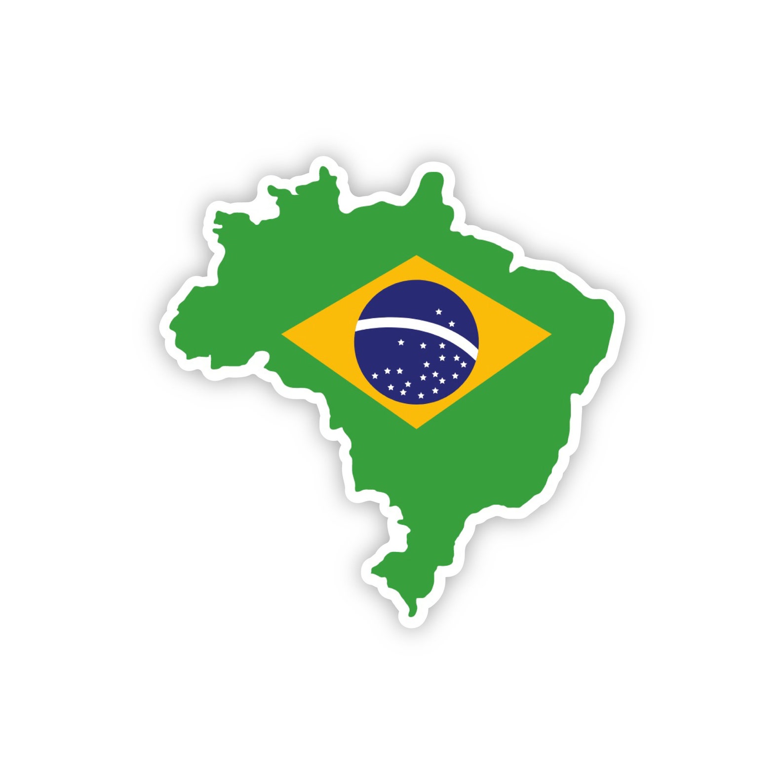 Brazil Sticker, World Cup Stocking Stuffer, Brazil Gift Basket, World ...