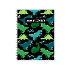 Reusable sticker book boy, cute sticker book, Sticker album reusable, sticker collection book, sticker release notebook, sticker binder