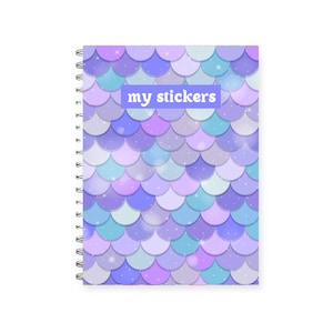 Reusable sticker book kids, sticker book storage, sticker release notebook, sticker collection book, cute sticker book