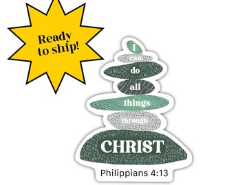 2023 youth theme stickers, i can do all things through Christ, 2023 young women theme stickers, bible verse stickers