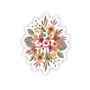 You Got This sticker, you got this decal, motivational stickers for adults, inspirational stickers for car, you got this gift