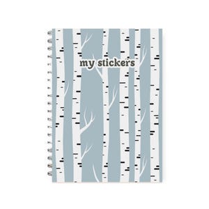 Álbum de pegatinas reutilizable de invierno, álbum de pegatinas para guardar, álbum de pegatinas reutilizable, libro de colección de pegatinas, cuaderno de liberación de pegatinas