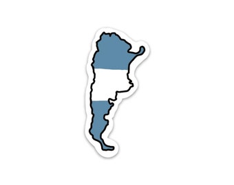 Argentina flag sticker, Argentina gift, Argentina sticker, Argentina decal, Argentina souvenirs, Argentina World Cup sticker