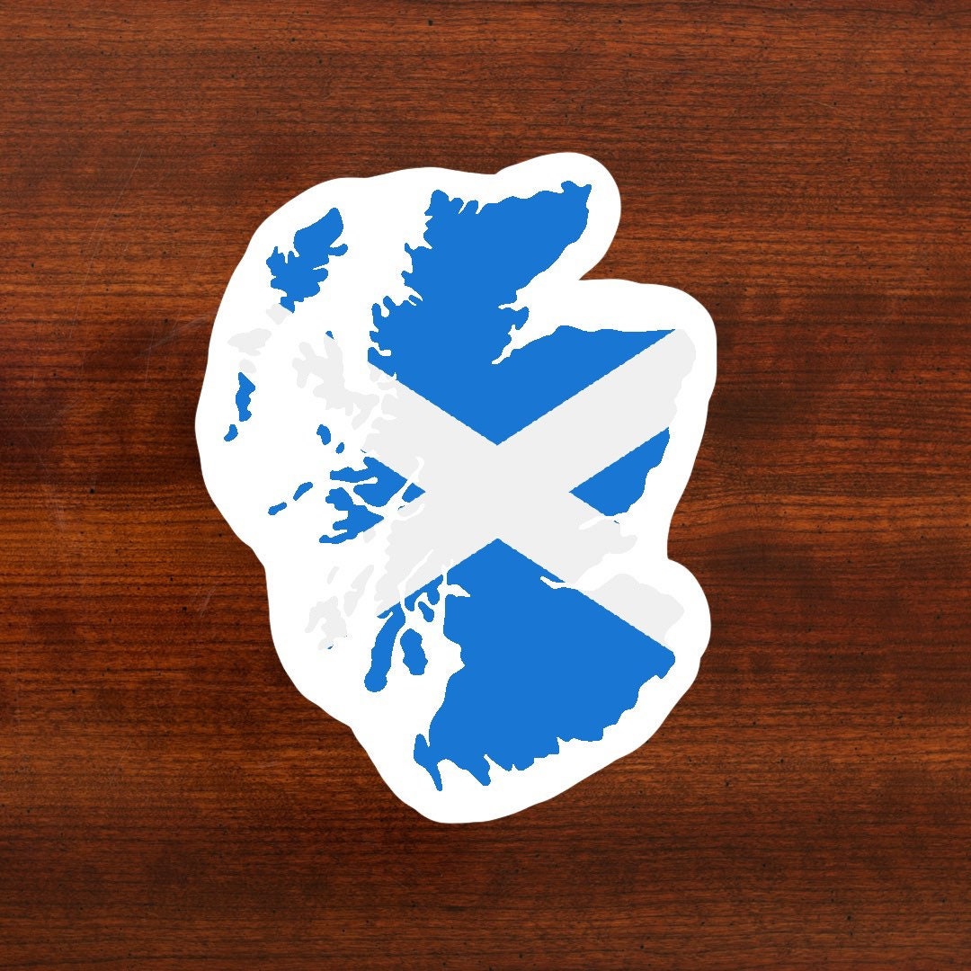 Scotland Stickers, Scotland Flag Sticker, Scottish Stickers, Europe ...