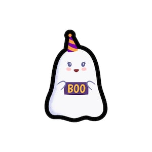 Cute Halloween ghost, Cute ghost sticker set, ghost stickers waterproof, halloween sticker bundle, Halloween stickers for water bottle