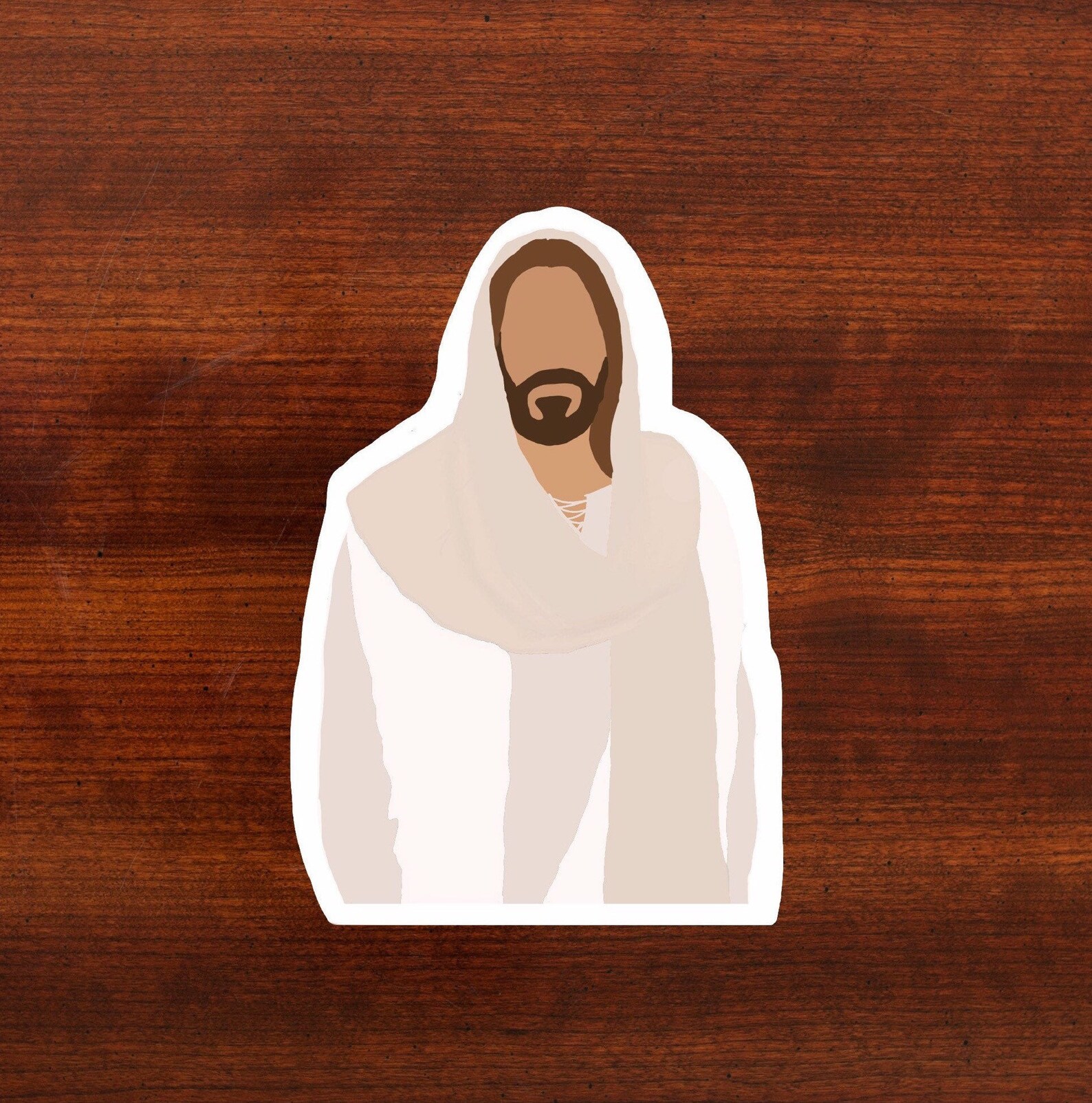 Jesus Christ Sticker 3x3 in. Vinyl Sticker for your Laptop Etsy