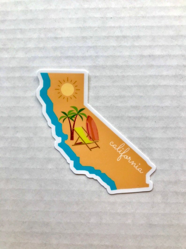 Cal State La Sticker California State 3x3in Sticker Beach Sticker Vinyl Sticker - Etsy