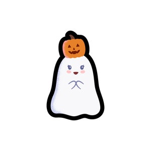 Halloween ghost sticker, Cute ghost sticker set, ghost stickers waterproof, halloween sticker bundle, Halloween stickers for water bottle