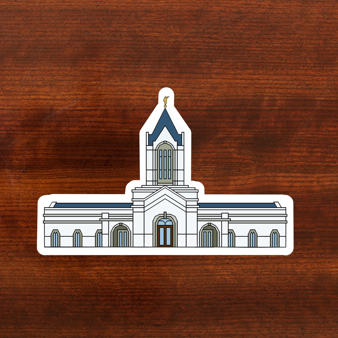 Fort Collins Colorado Temple Sticker 3x3in. Vinyl Sticker Etsy