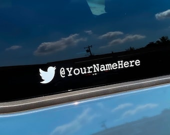 Custom Social Media Decal