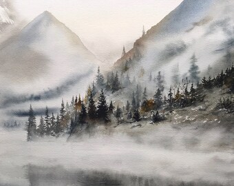 Watercolors paintings original | Etsy