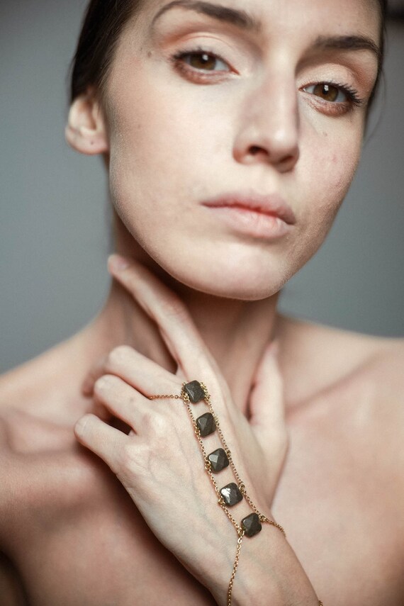 Hand Chain Body Chain Foot Chain Necklace Piryte Healing Etsy