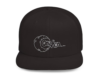 One Moon Tag Graffiti Art Snapback Hat