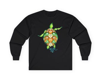 One Moon Collective TurtleFunk Unisex Ultra Cotton Long Sleeve Tee