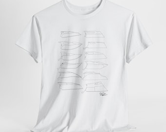 Knife Collectors , Knife Community Unisex Heavy Cotton Tee