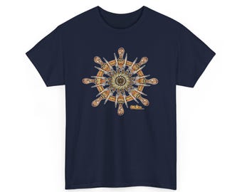 One Moon Collective Helm  Unisex Heavy Cotton Tee, Graphic Tee, Casual T-Shirt, Unique Gift, Everyday Wear, Comfortable Apparel