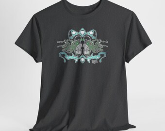 AnglerFunk Angler Fish Unisex Heavy Cotton Tee , One Moon Collective , Nauticalfunk