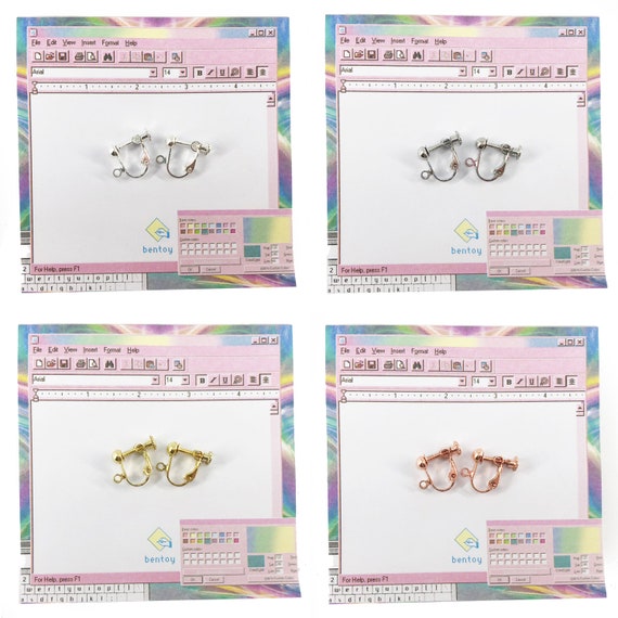 CUTIFICIAL Oval Crystal Earrings For Women and Girls Clip-on Exchange Available