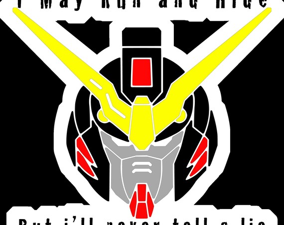 Gundam quote Sticker