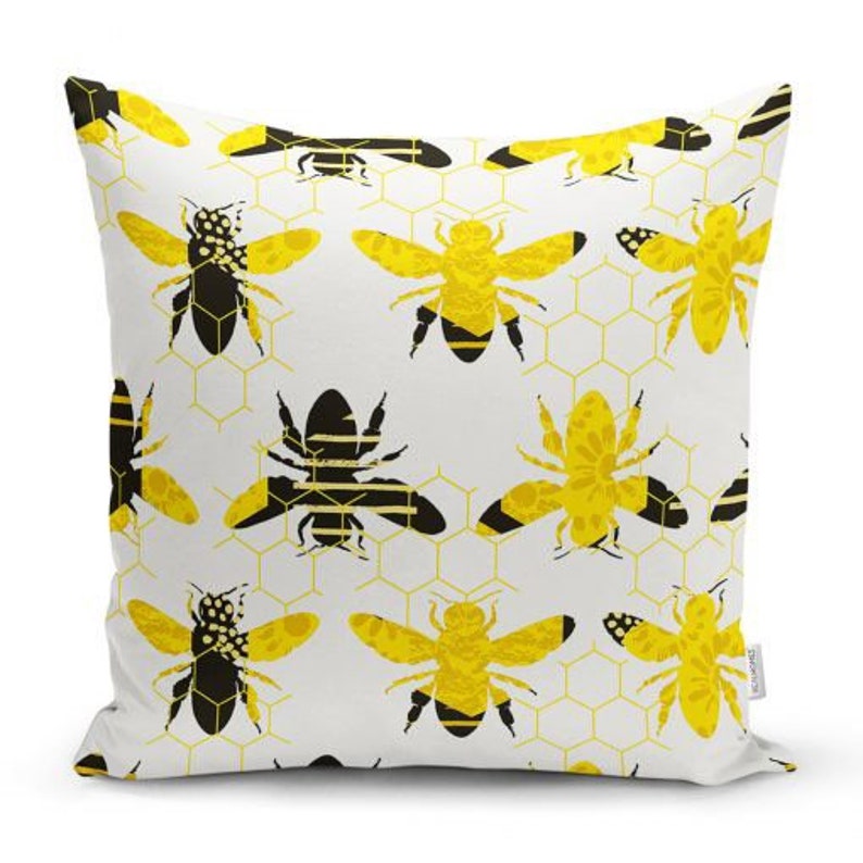 bumble bee cushion covers