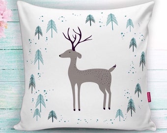 CLEARANCE Deer Print Cushion Cover