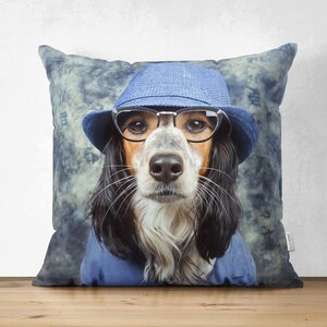 Cute Dog Cushion Cover / kids bedroom / nursery pillow
