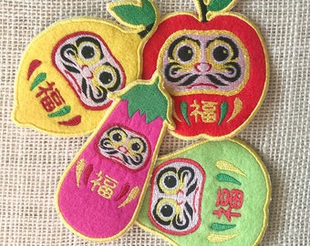 Fruits Daruma Patch