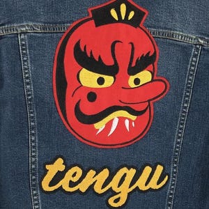 Large  Tengu Patch  with Tengu Letter