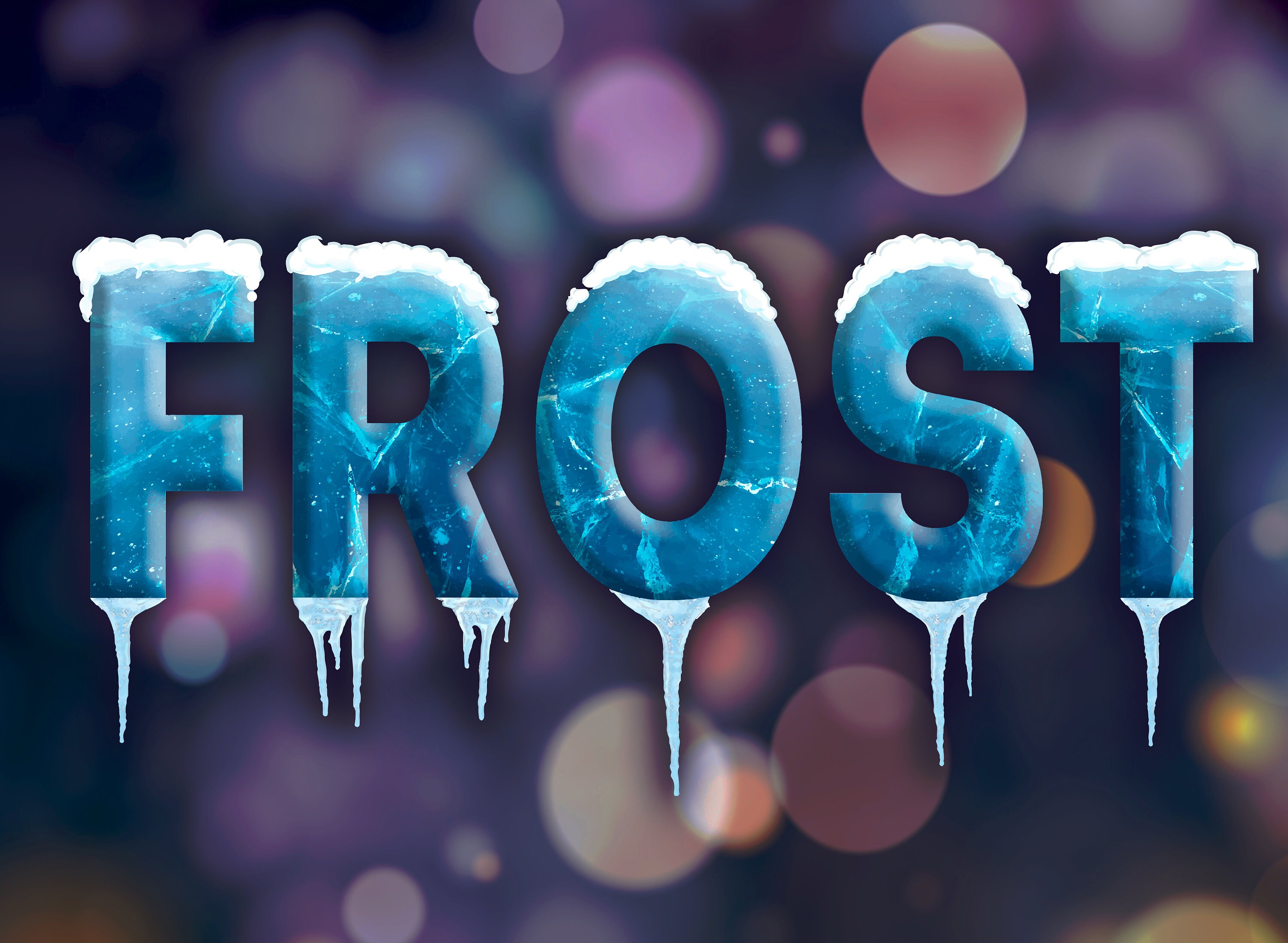 Snow Ice Alphabet letters print High quality Cutting and/or Etsy