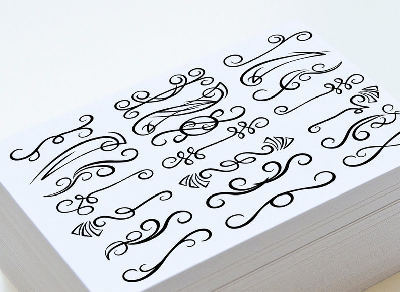 Download Divider svg file Text dividers svg Flourish Dividers | Etsy