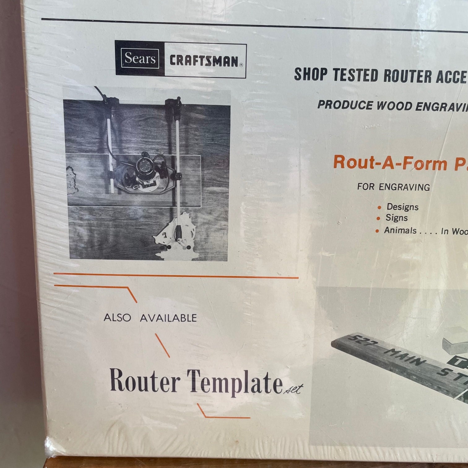 Sears Craftsman Router Stencil Set Model 9 2518 / Stencil Set for Wood ...