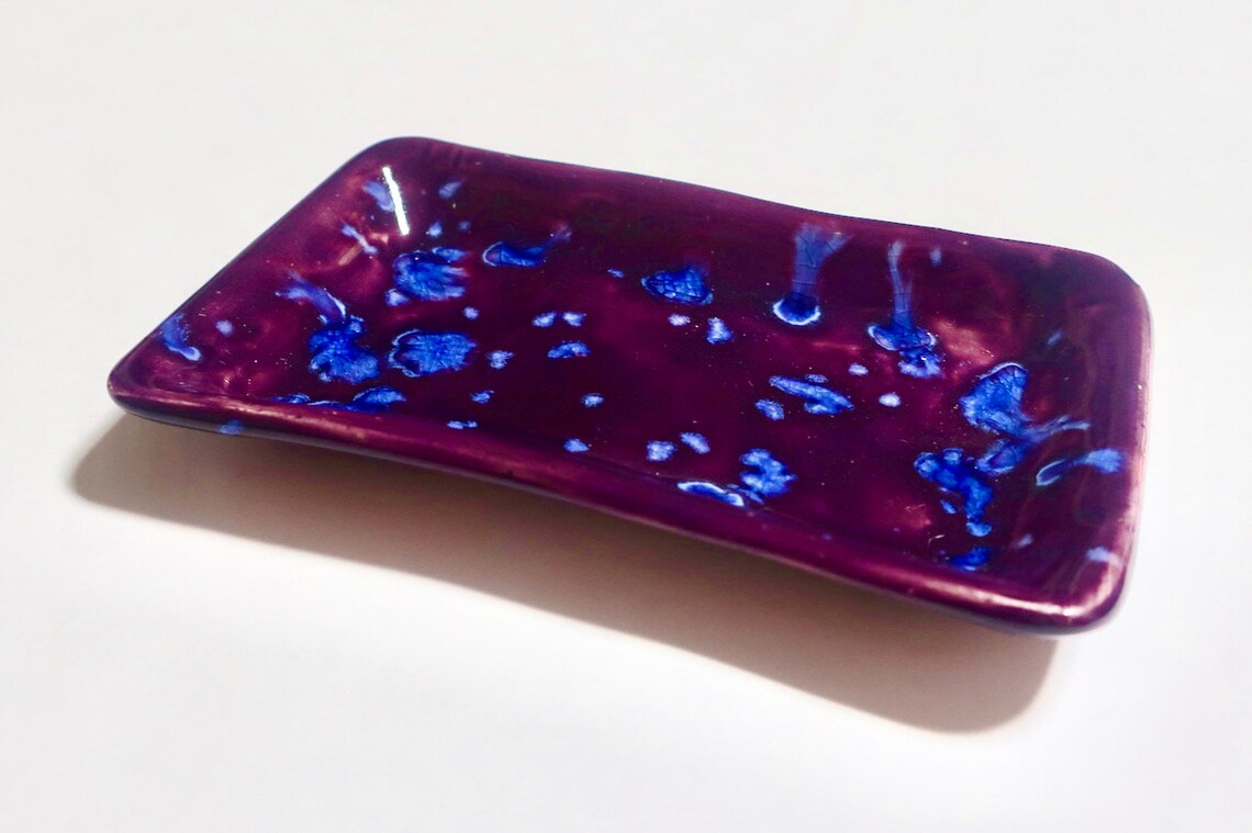 Soap Dish. Purple Soap Dish. Trinket Dish. Ring Dish. Etsy