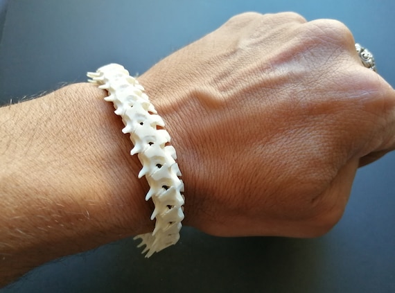 Snake Bones Vertebras Bracelet- Adjustable Size- Voodo