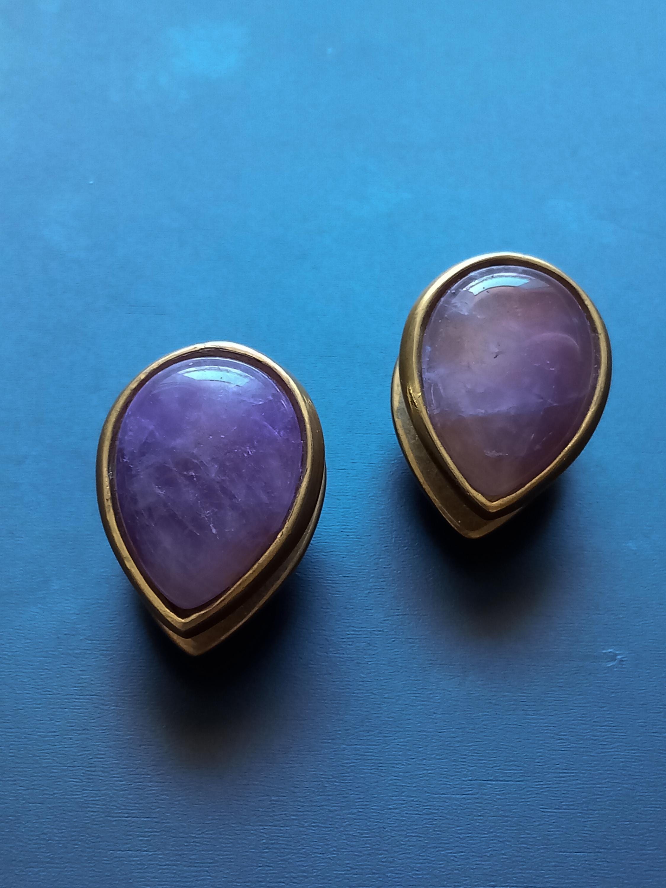 Orecchini A Perno In Argento Sterling 925 Con Ametista Naturale Viola 4mm - Fatto A Mano, Idea Regalo - Foto 6