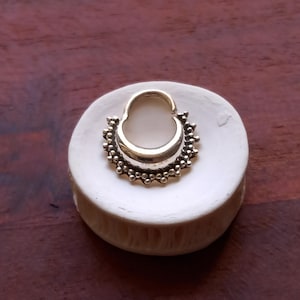 Goddess 925 Silver Septum Ring Piercing- 1.2mmx8mm- Boho Jewelry- Unisex- Slow Fashion- Ethnic- Septum Jewelry- Gypsy Style- New Collection