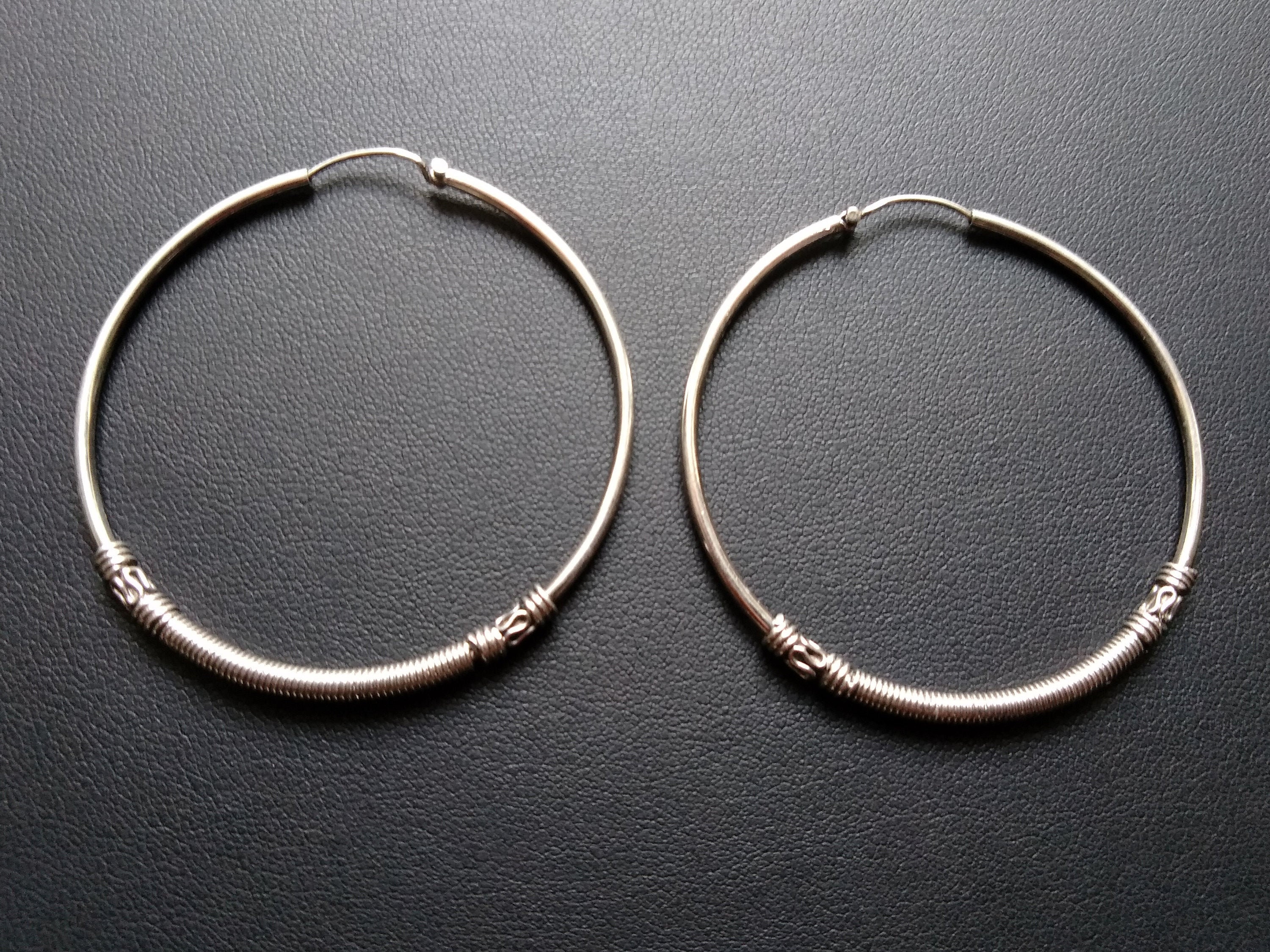 Maria Belen Reticulated Sterling Silver Circle Necklace Maria Belen Reticulated Sterling Silver Circle Necklace