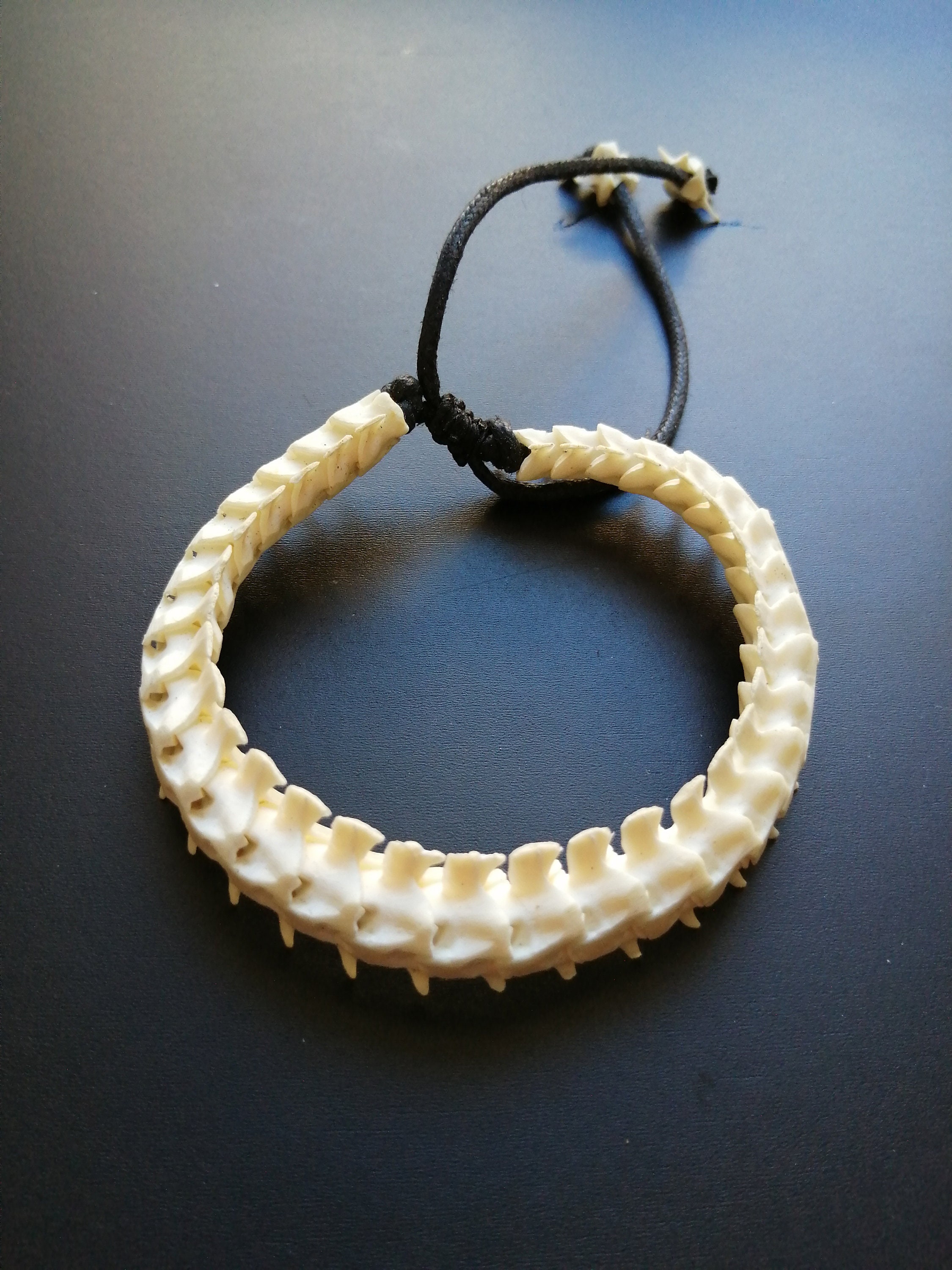 Snake Bones Vertebras Bracelet- Adjustable Size- Voodo Jewels