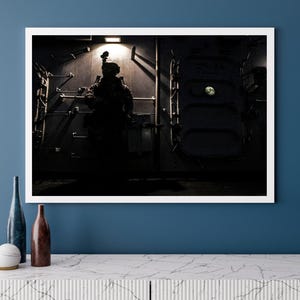 Royal Marines Commando Portrait: Military Wall Art Photo Print