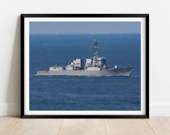 USS McFAUL DDG 74 Silhouette Decal U S Navy USN Military 